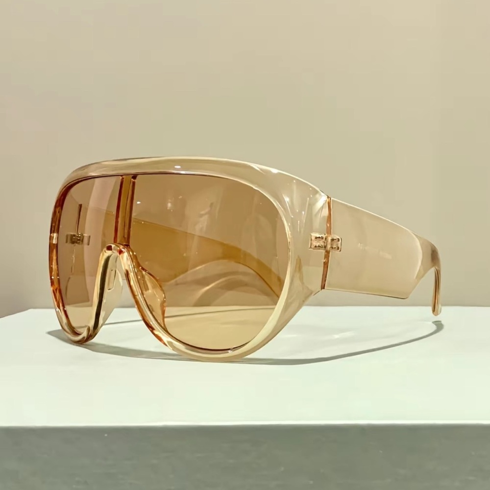 Stylish Tan Oversized Sunglasses. Brand new never worn